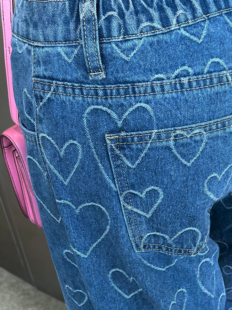 Zeina heart jeans